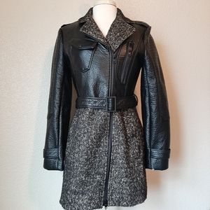 NWT W118 Walter Baker Faux Leather Hurley Jacket